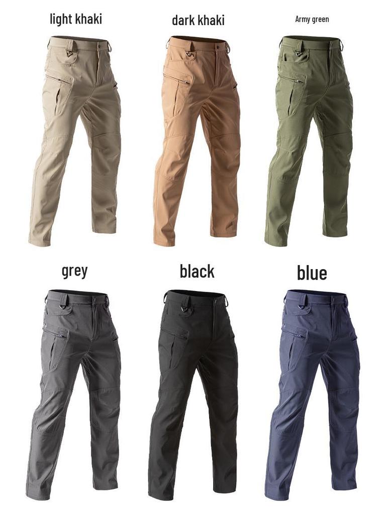 Men's IX5 Tactical Camouflage Pants - Micro-elastic, Wear-resistant, Casual & Work Pants for Spring/Summer/Autumn
