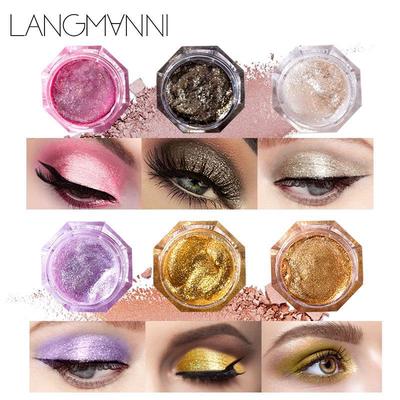 6 Colors Diamond Pearlescent Liquid Eye Shadow Sparkling Colorful Eye Shadow Stage Eye Shadow Cream
