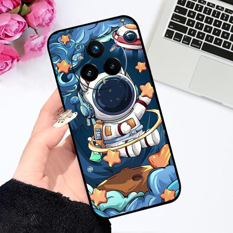 For Realme 14 Pro Case Cute Cartoon Soft Phone Back Cover For Realme 14 Pro Plus Coque 14 Pro+ Matte Silicone TPU Bumper Fundas