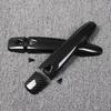 Ruiq Outer Door Handle Cover for Nissan Note Carbon Fiber Includes Smart Key Entry Button for the New Nissan Note E13 Full-coverage E-Power (Black