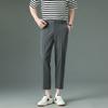 Trousers Men's Slim-fit Business Dress Casual Pants Spring and Summer Premium Falling Suit Pants Men's Trendy Trousers Men's