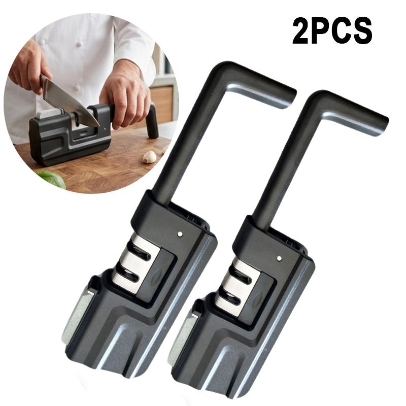 Knife Sharpener Home-use Polish Blades Best Kitchen Scissor Knife Quick Sharpening Tool Non-slip Base Whestone Accessories