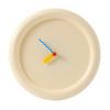 Fashion Bubble Clock in Cream Color Elegant Quiet Movement Wall Hanging or Table Clock for Home Office Decoration Gift