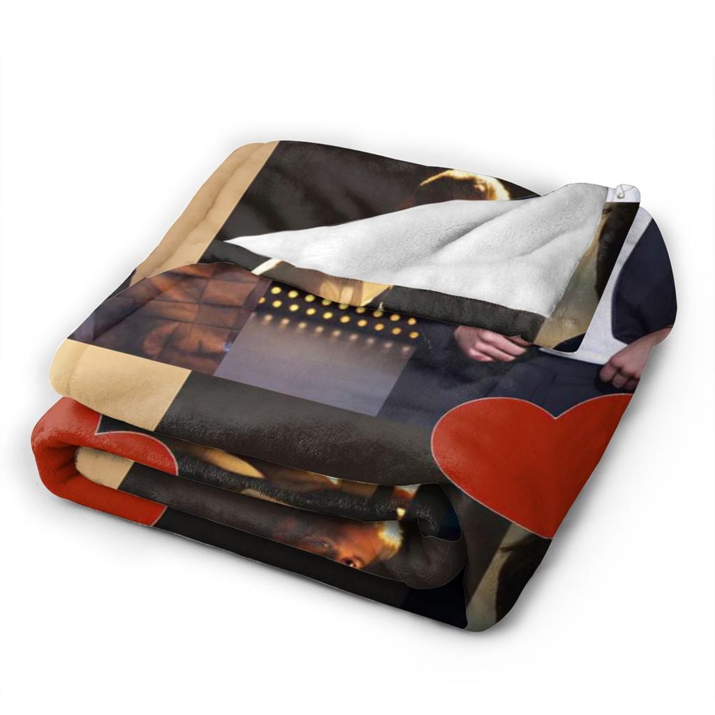 Ryan Gosling Collage Warm Soft Blanket Funny Travel Office Throw Blanket Couch Bed Flannel Bedspread Sofa Bed Cover