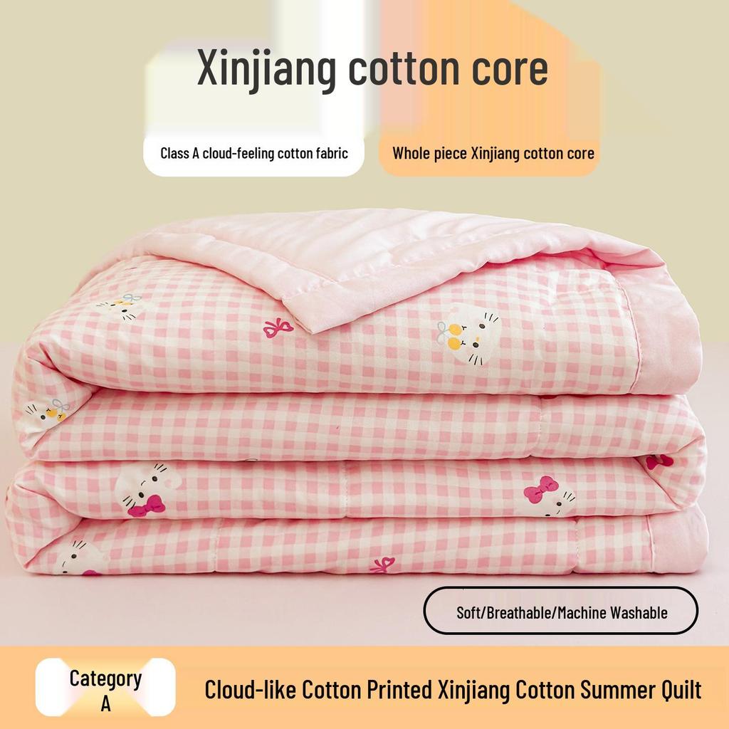 All-Season Machine Washable Children's Summer Quilt - Suitable for Air Conditioning and Home Use
