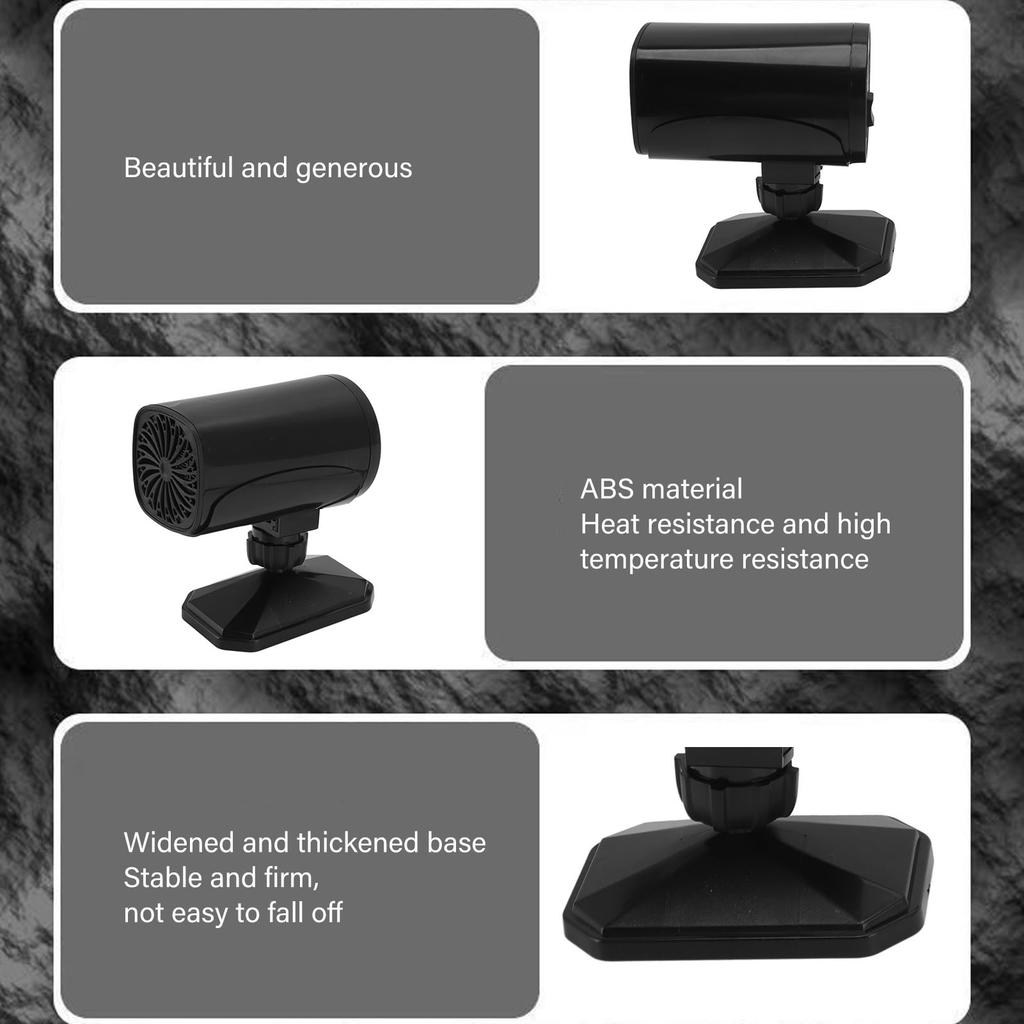 150W Car Heater 2 Modes Warming Cooling 360 Degree Rotation Portable Car Defroster Defogger 12V