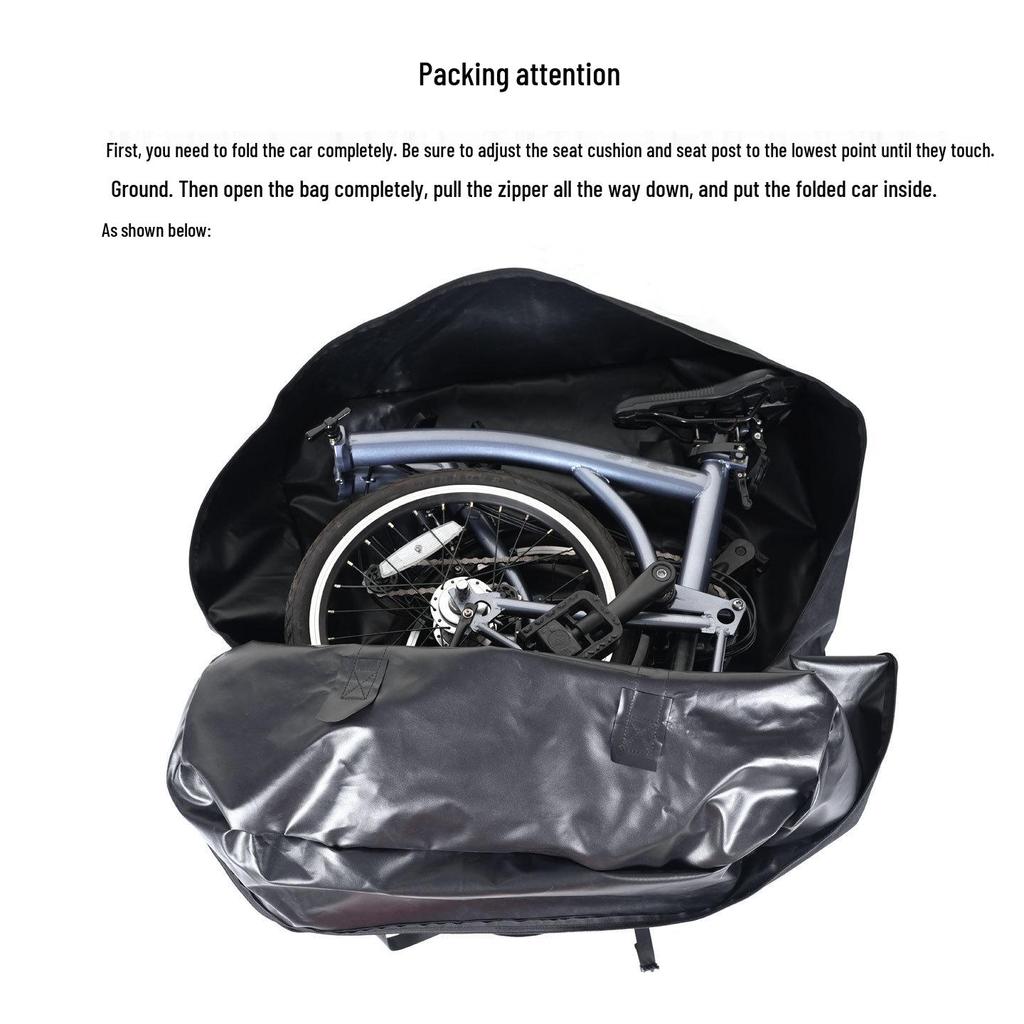 Borsa pieghevole SUKOU per biciclette Brompton e Dahon da 14"-20"