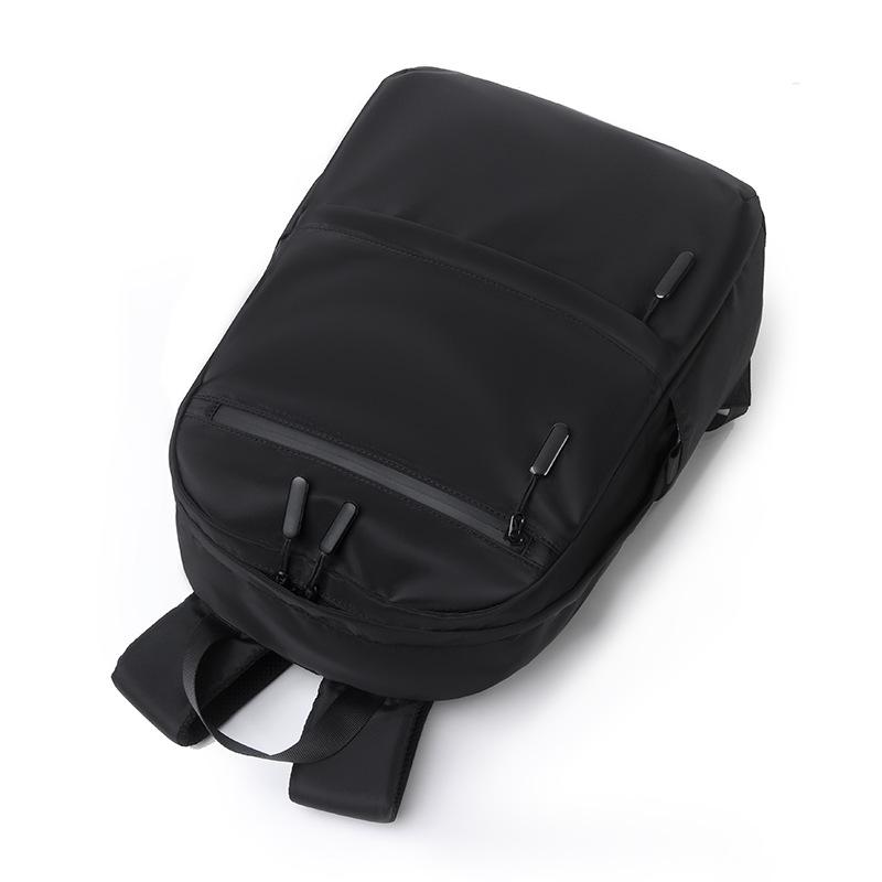 Backpack Men'S Large-Capacity Commuting Versatile 14-Inch Simple Neutral Junior High School College Student Schoolbag Women