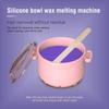 1PACK New Foldable Silicone Small Wax Pot Beauty Wax Therapy Machine Wax Melting Silicone Bowl Easy To Clean Non-stick Pan Liner
