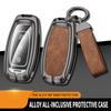 Metal Leather Car Key Case Cover Shell for Hyundai Santa I30 IX35 Encino Kona Solaris Accent Fe Azera Grandeur Elantra Accessory