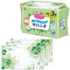 LEC Kokoroomoi Hand and Mouth Wipes for 80 Sheets X 3 Packs Durable Sheets for Thorough Wiping Made In Japan Contains Tea Leaf Extract Adults, / / /