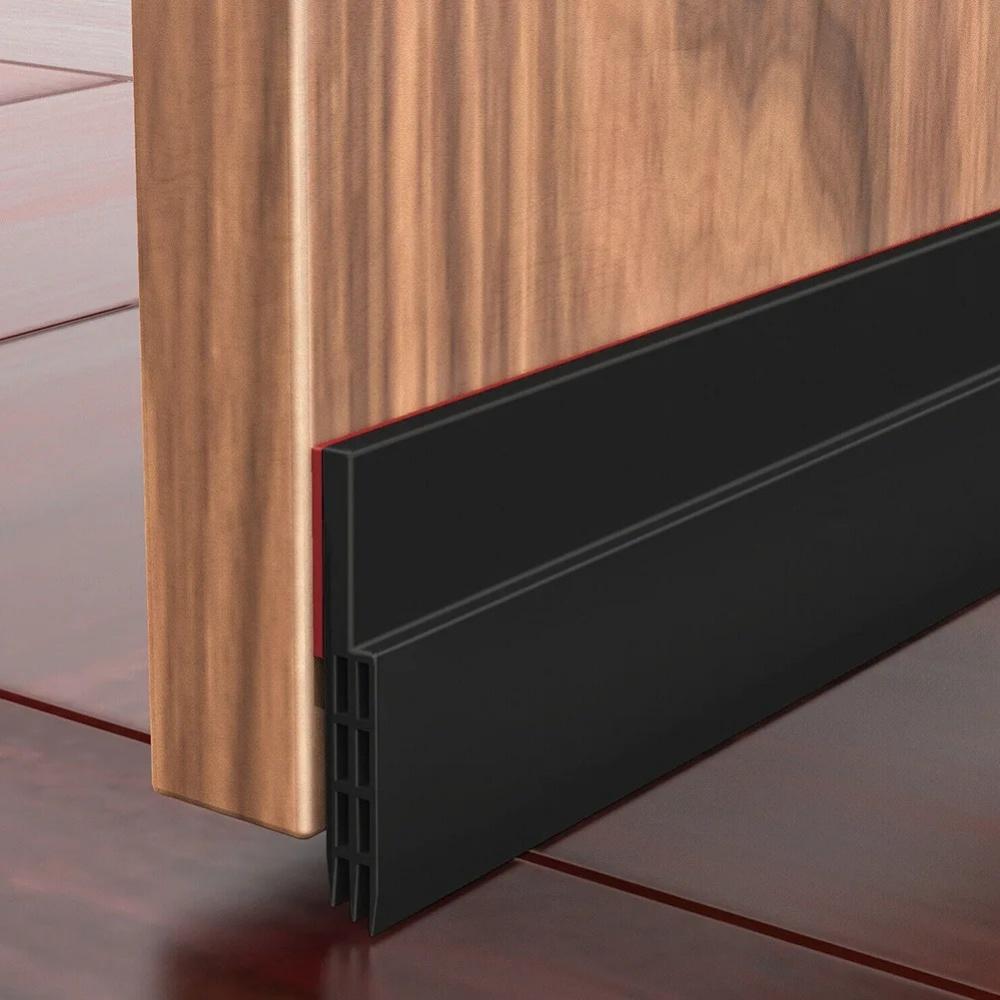 IPC 1mX5cm Door Bottom Sealing Strip Windproof Dust Stopper Guard Rain Weatherstrip Noise Reduction Sealer Doors Bottom