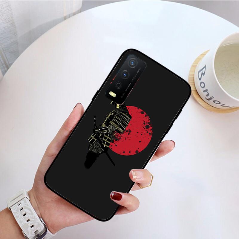 Japanese Samurai Style Phone Case For VIVO Y31 Y21 Y70 Y21S Y20 Y72 1907 Y12 Y11S Y53S Y33S Y55 Y76 Y51 Y15S Y01 Funda
