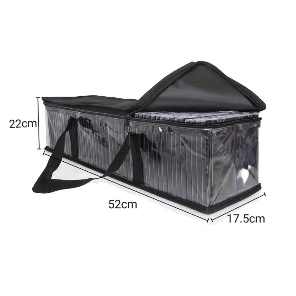 Dust Proof Collection Container with Zipper Handle Stackable Case New Storage Bag  Student