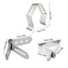 Stainless Steels Thermometers Clip for Food Safety with Multi-Hole Stable Grill Probe Holder for Meat and Liquids