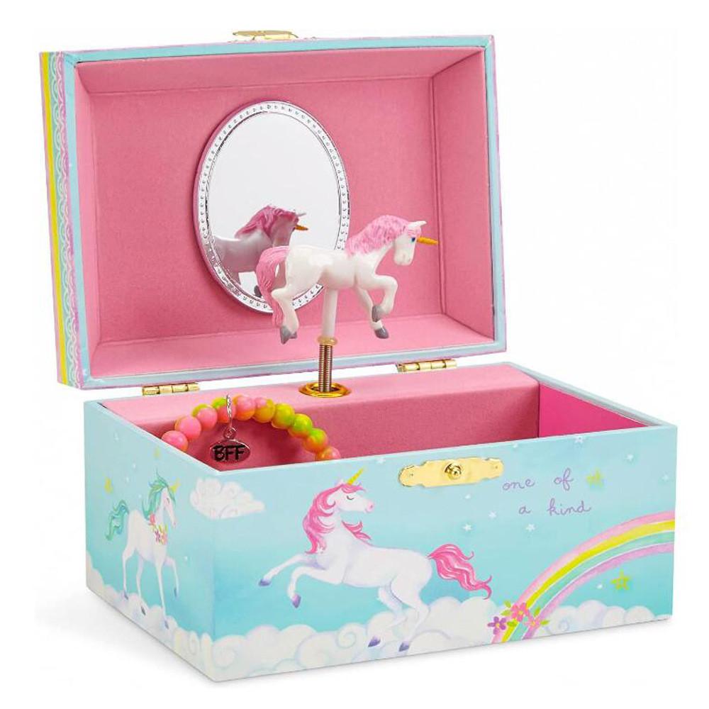 Unicorn Children's Music Box Jewelry Organizer New Year Birthday Gift Multifunctional Ce Certified