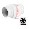 4in 270CFM Bilge Air Blower InLine Marine DC Electric Fan Boat Accessory 12V White