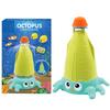 Kid Octopus Sprinkler Rotating Water Spray Toy Splashing Summer Backyard Garden Yard Lawns Beach Fun Toy Cartoon Outdoor Game