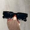 Fashion Square Sunglasses Uv Protection For Casual Travel