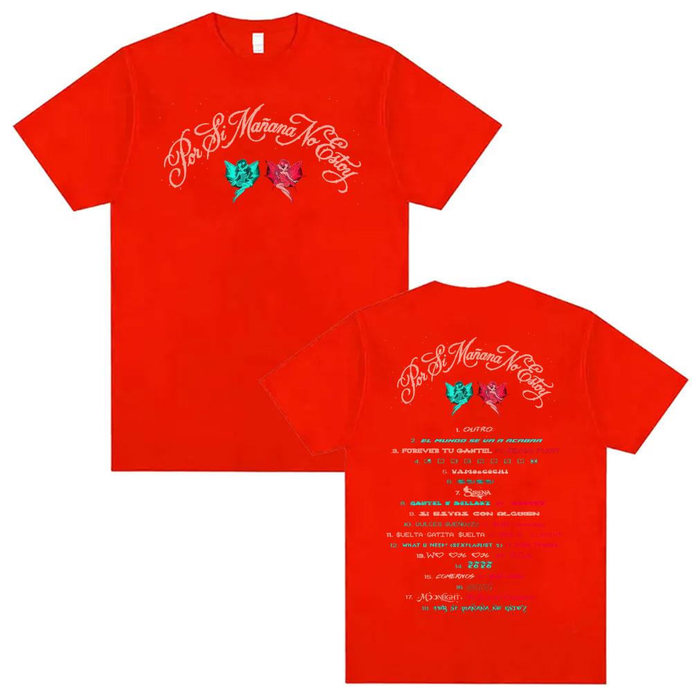 

Omar Courtz Por Si Unisexana No Estoy New Album 2026 Lyrics Print Tshirts Unisex Women Harajuku Hip Hop Oversized T Shirts Streetwear S