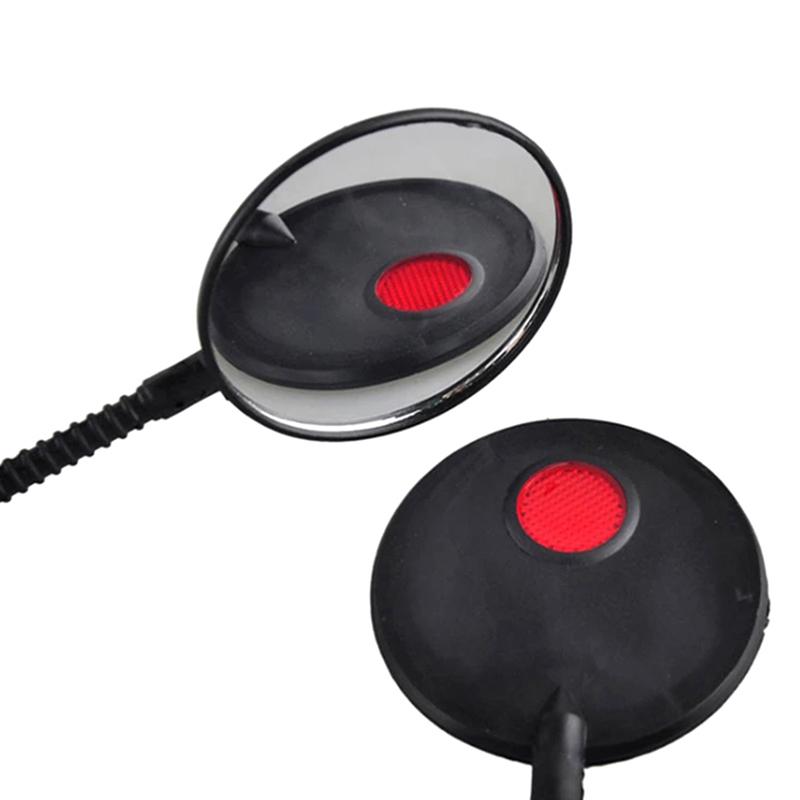 2Pcs Bicycle Mirror Bike Handlebar Flexible Rear Back Mirror Rearview