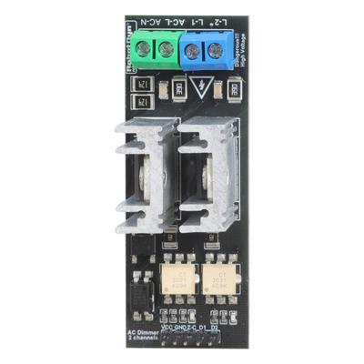 AC Lighting Control Light Dimmer Module 2Independent Channel Dimmer for PWM Control Projects AC50/60hz 220V/110V