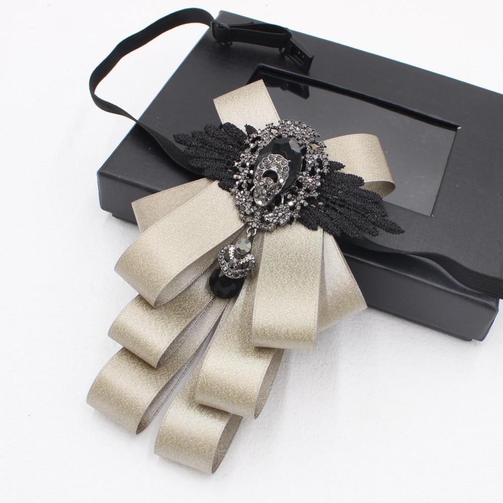 European American Style Men's Wedding Formal Wear Bow Tie with Shirt Lapel Flower Accessories - TS296