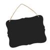 2x1 Piece Double Sided Wooden Blackboard Hanging Chalkboard with String #1