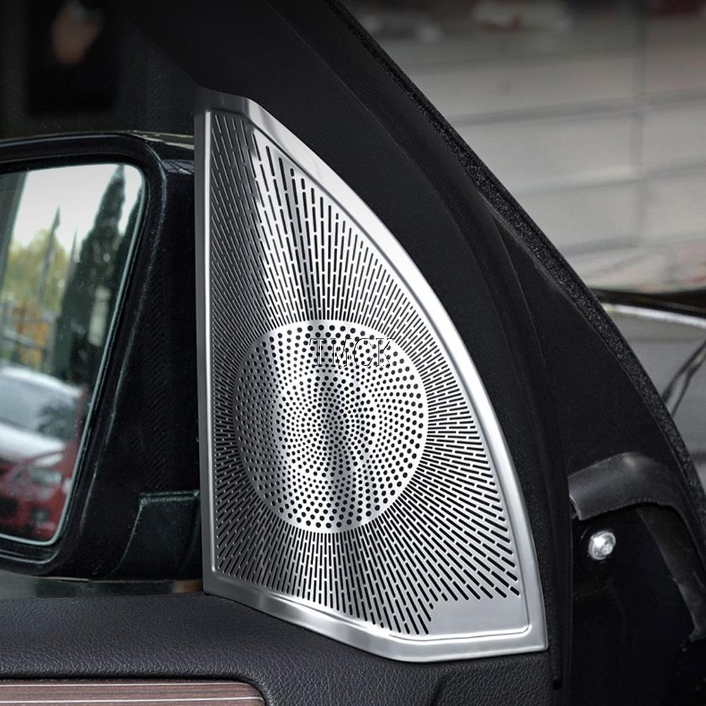 For Mercedes Benz GLE ML GLS GL Class AMG W166 X166 Coupe C292 Car Door Window Triangle Tweeter Audio Speaker Cover Trim Frame KIY7