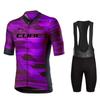 2026 Rvouei Cube Summer Cycling Jersey Set 19D Bike Shorts Set MTB Ropa Ciclismo Men's Short Sleeve Bicycle Shirts Maillot Clothing