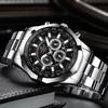 Men's Steel Strap Watch, Calendar Student Men's Quartz Watch