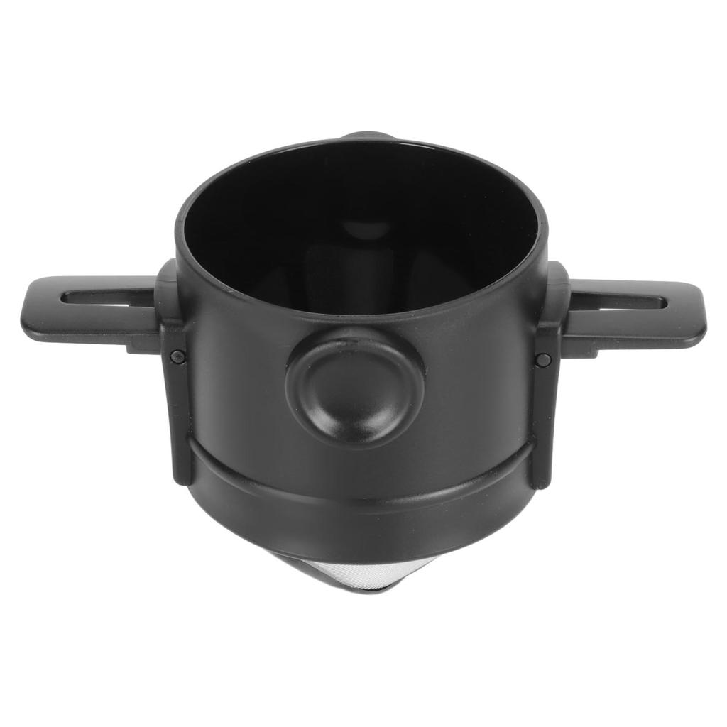 Pour Over Coffee Maker Reusable Paperless Stainless Steel Easy To Clean Coffee Filter with Foldable Handle for Travel