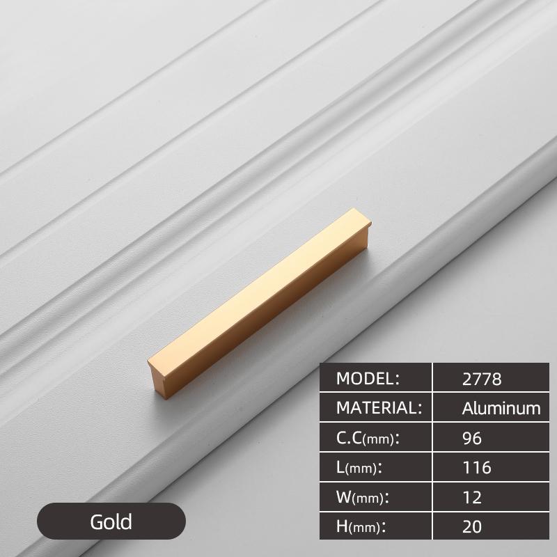 320MM Aluminium Profile Pulls Furniture Hardware Kitchen Cabinet Cupboard Dresser Wardrobe Drawer Door Black Modern Long Handles