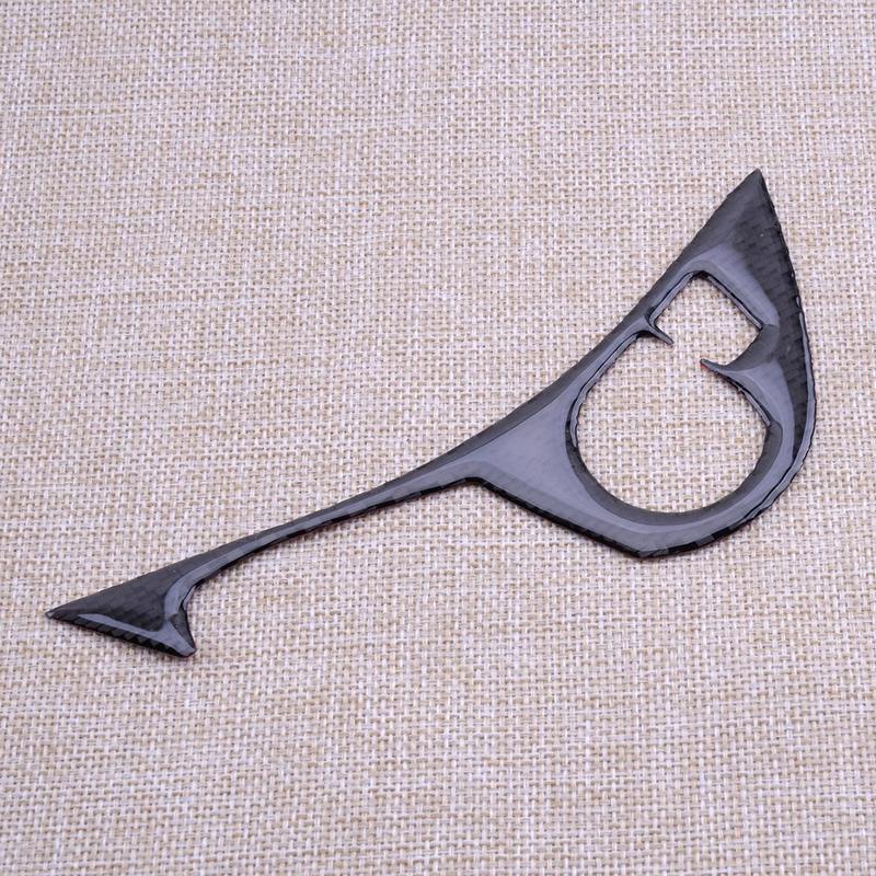 1 Pair Black Carbon Fiber Car Steering Wheel Button Covers Trims Stickers Fit For Honda Accord 2017 2016 2015 2014 2013