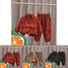 Set di Abbigliamento Autunnale per Bambino in Cotone per Bambini Piccoli Età 1-3 Anni