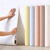 0.19mm Thickened Solid Color Non-Transparent Self-Adhesive Film Waterproof Wallpaper Cabinet Furniture Refurbishment DIY Decorative Sticker