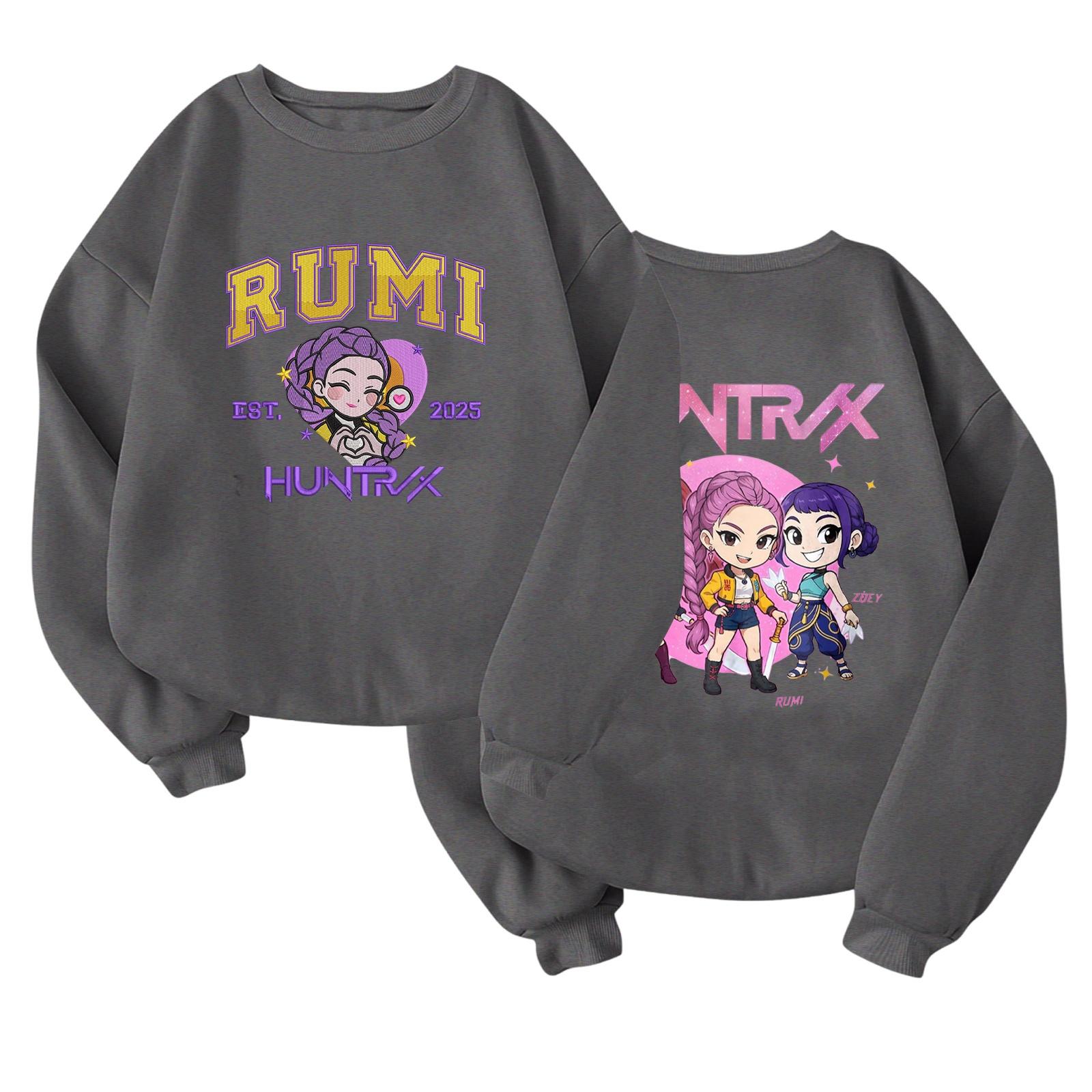 

Детский модный легкий пуловер с длинным рукавом и круглым вырезом с карманами, пуловер с принтом 100