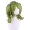 Wig Cosplay Danganronpa Monaka Green Short Ponytails Costume Dangan Ronpa Heat Resistant Synthetic Hair Monaca Towa Women Wigs