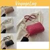 Stylish Casual Solid Color Small Square Shoulder Bag For Trendsetting Women In Black White Khaki And Rose Pink
