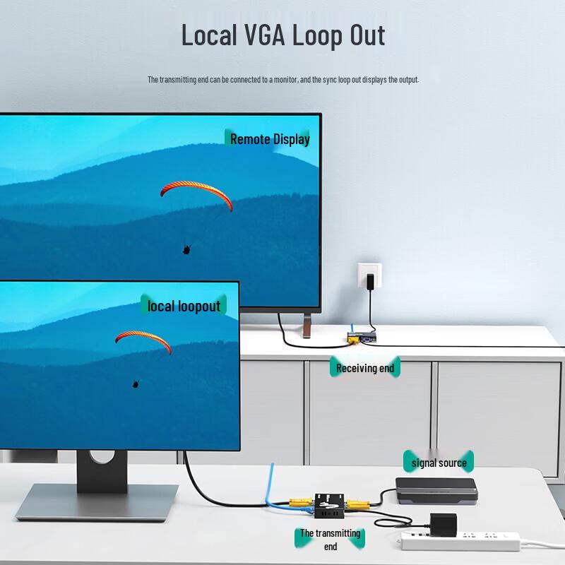 MT-viki VGA Extender 200m with Audio