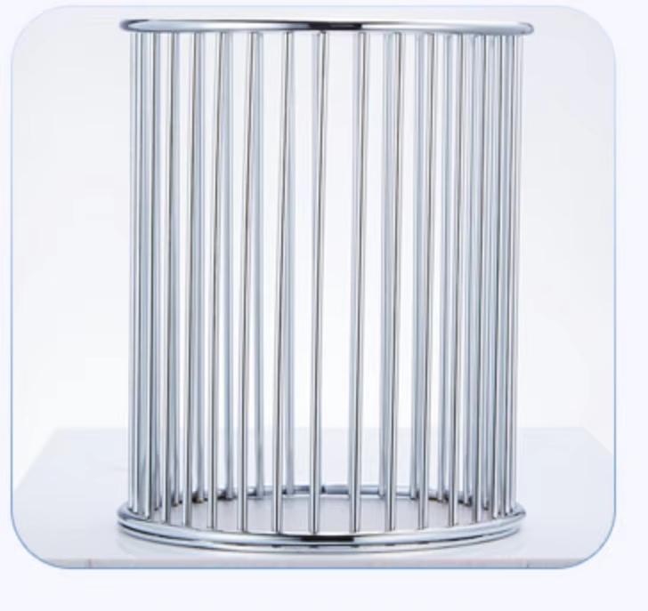 Metal high-end desktop storage pen holder, student office desk storage pen holder