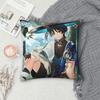 Genshin Impact Scaramouche And Wanderer Game Square Pillowcase Pillow Cover Cushion Zip Decorative Comfort Throw Pillow for Home