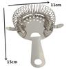 With Spring Bar Strainer Silver Ice Filter Professional Cocktail Strainer  Bartender
