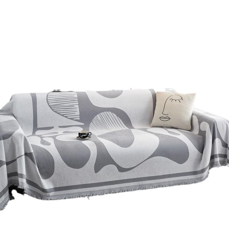 Luxury Soft Chenille Sofa Towel Anti-scratch Furniture Protective Cover Universal 1/2/3/4 Seater Couch Cover for Living Room