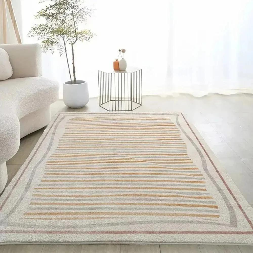 Nordic Minimalist Style Rug Carpet For Bedroom Living Room Home Sofa Decoration Large Decor Floor Mat Gift Washable Rug