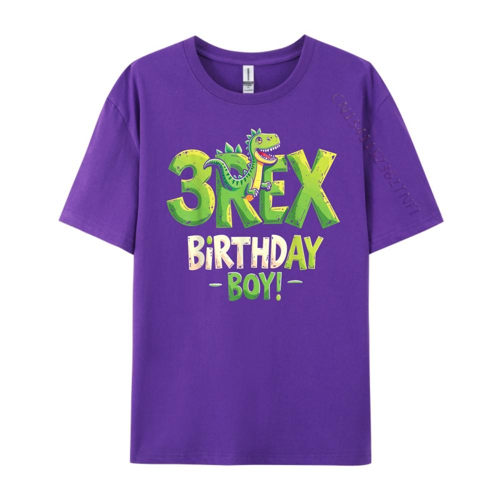 3Rex Birthday Boys Brand Clothing Anime T Shirts Camisetas Hombre EU SIZE Leisure White T Shirt Unisex Women New Year