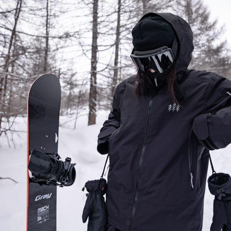 Men's and Women's American Style Waterproof Winter Ski Jacket 3LWH2025 - Professional Snowboard Suit