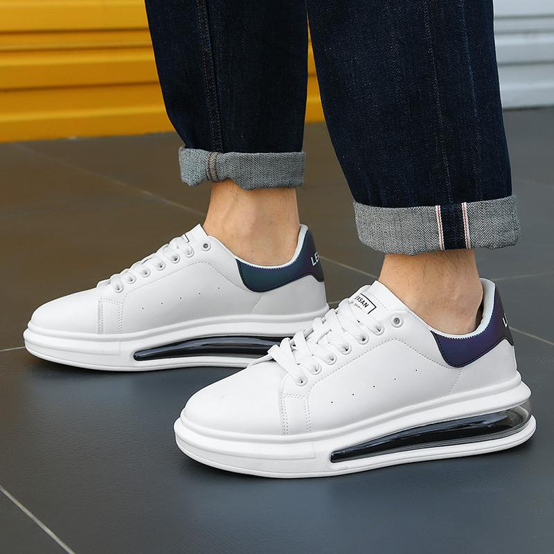 2025 autumn new air cushion board shoes student air cushion white shoes men's air cushion low-top McQueen same casual shoes