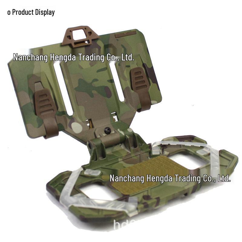 Crossbone Tactical MOLLE Vest Chest Rig with Universal Folding Phone and Navigation Board - CP