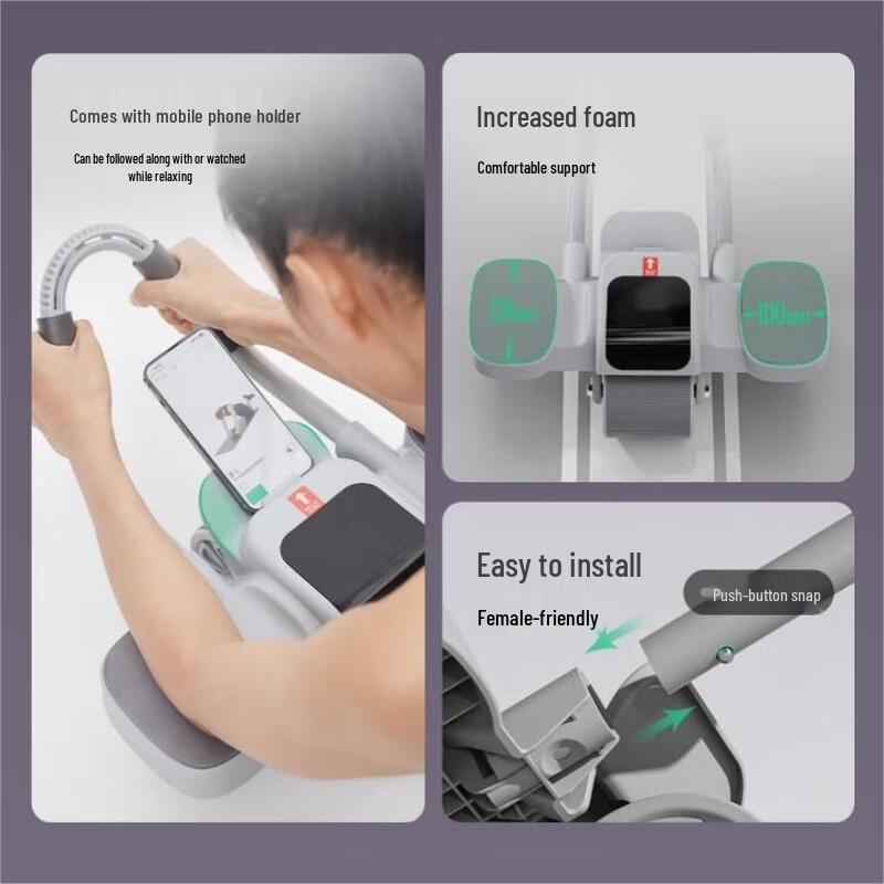 JJC Automatic Rebound Abdominal Wheel Trainer